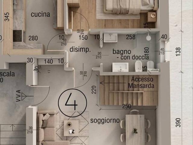 Appartamento in affitto a Chivasso TO