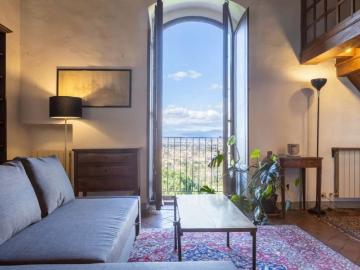 Appartamento in affitto a Firenze bellosguardo, arredato, caminetto, travi a vista TrovaCasa