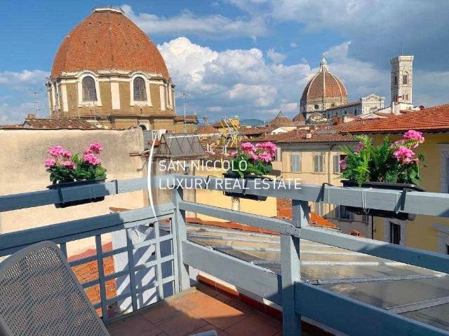 Appartamento in affitto a Firenze piazza dell'Unità Italiana, arredato, terrazzo, travi a vista TrovaCasa
