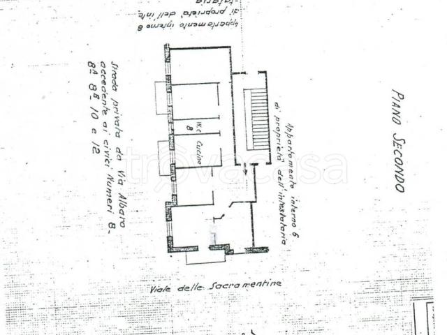Appartamento in affitto a Genova via Albaro, immobile di prestigio, parzialmente arredato, balcone TrovaCasa
