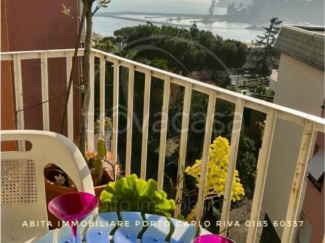 Appartamento in affitto a Rapallo via Privata Bozzo Costa, 3, arredato, vista mare, a reddito TrovaCasa