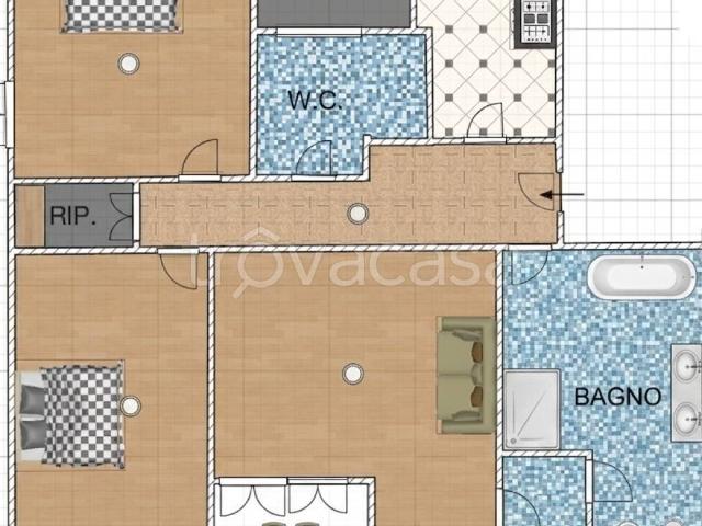 Appartamento in affitto a Roma, arredato, balcone, cucina abitabile TrovaCasa