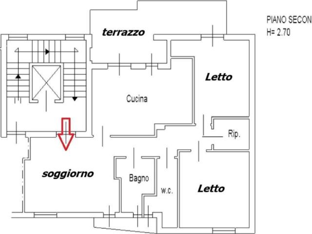 Appartamento in affitto a San Cataldo vai babbaura 38, arredato, ascensore, vicinanze negozi TrovaCasa