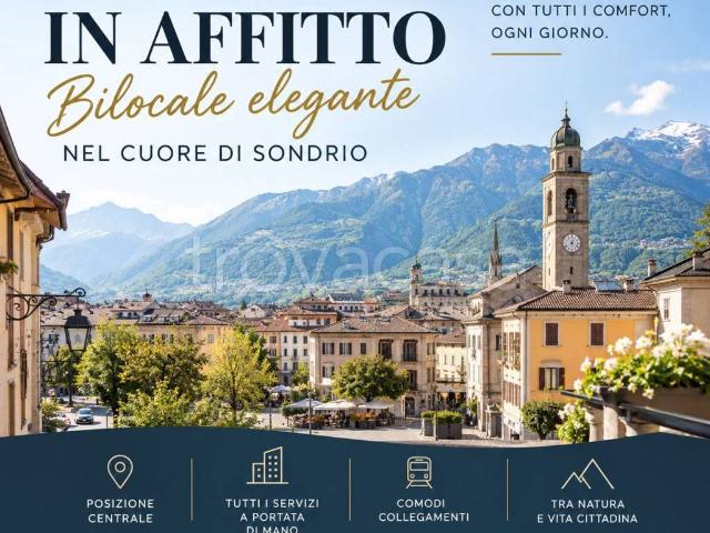 Appartamento in affitto a Sondrio piazza Camillo Benso di Cavour, arredato, riscaldamento assente, contesto signorile TrovaCasa