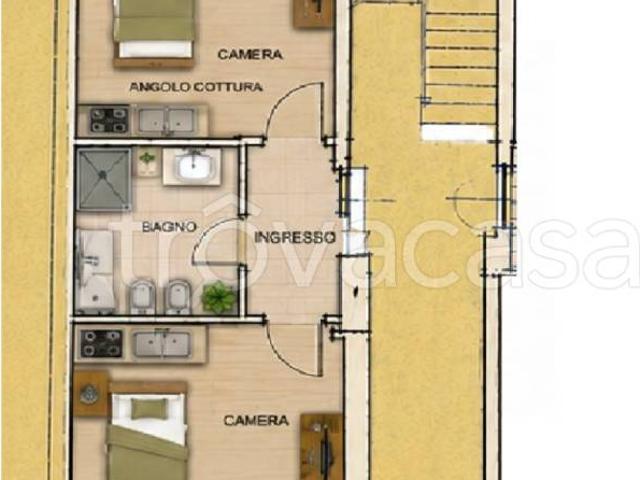 Appartamento in affitto a Torino via Perosa, 67, arredato, frigorifero, balcone TrovaCasa