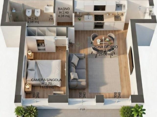 Appartamento in vendita a Milano MI