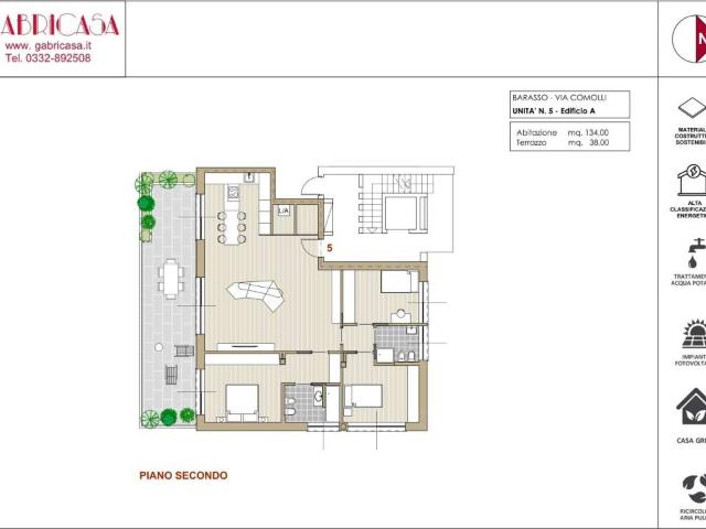 Appartamento in vendita a Barasso VA