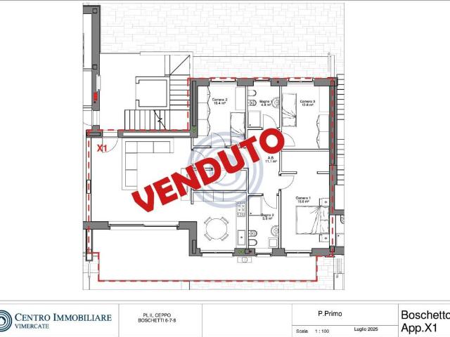 Appartamento in vendita a Bernareggio MB