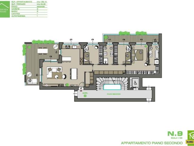 Appartamento in vendita a Bergamo BG