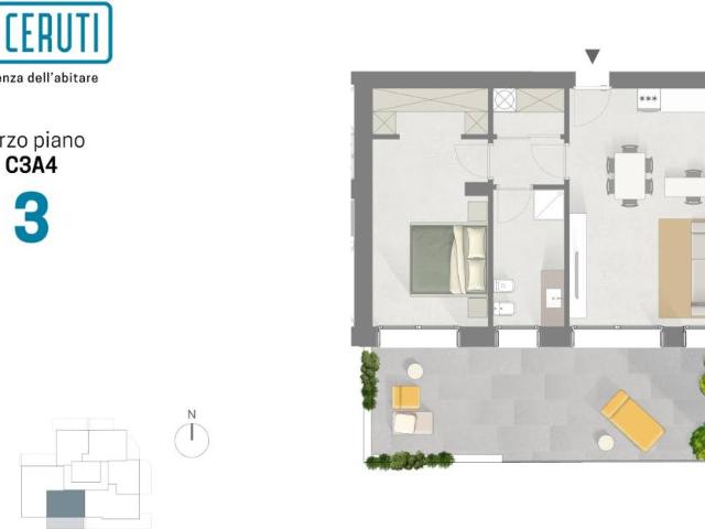 Appartamento in vendita a Bollate MI