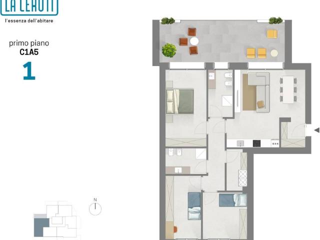 Appartamento in vendita a Bollate MI
