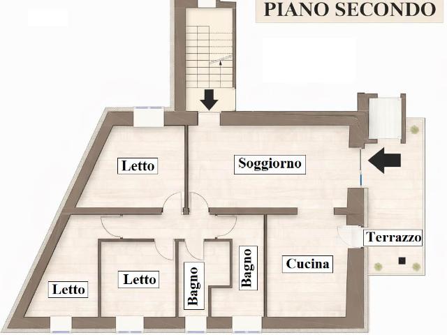 APPARTAMENTO in VENDITA a BORGONOVO VAL TIDONE MOTTAZIANA di 4 vani