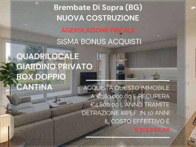 Appartamento in vendita a Brembate di Sopra BG