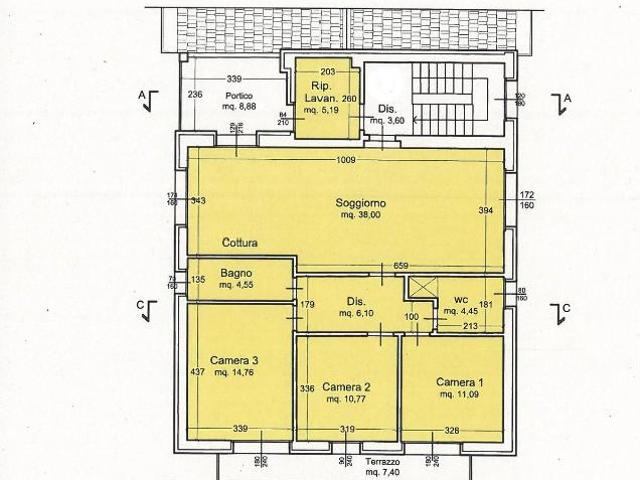 Appartamento in vendita a Cascina