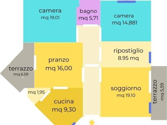 Appartamento in vendita a Cecina LI
