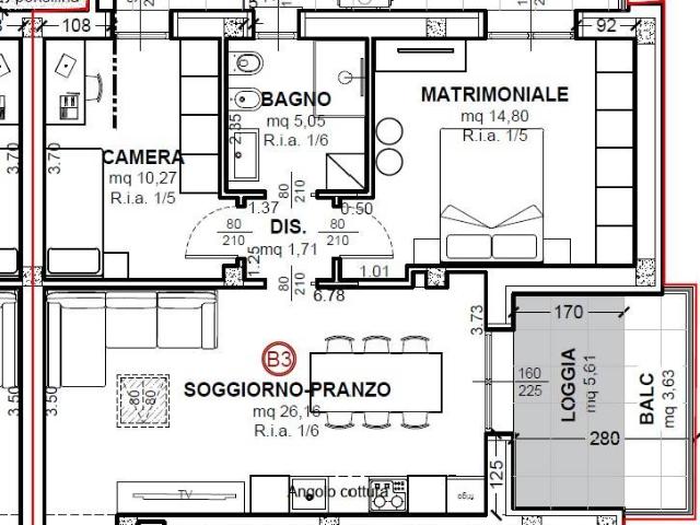 Appartamento in vendita a Cesena