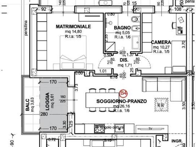 Appartamento in vendita a Cesena