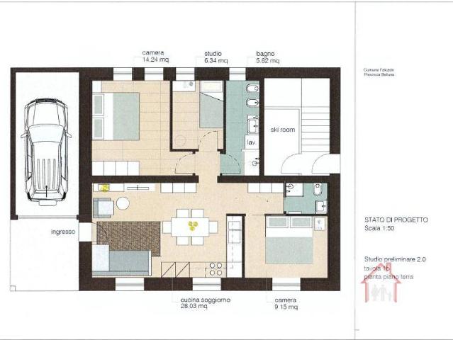 Appartamento in vendita a Falcade BL