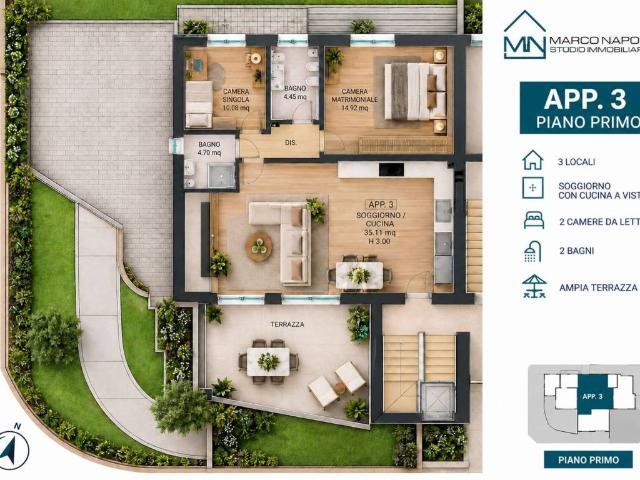 Appartamento in vendita a Legnano MI