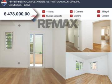 Appartamento in vendita a Padova via Albania, 5, Città Giardino