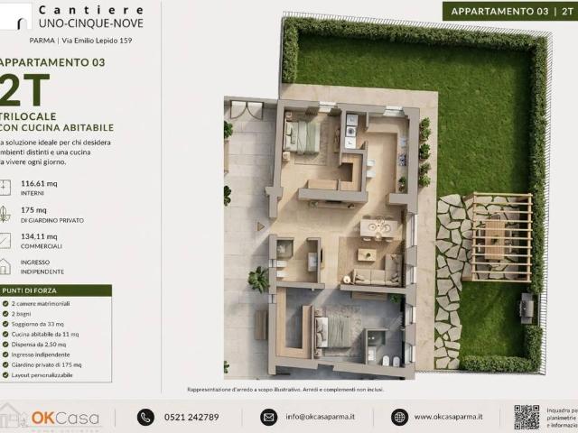 Appartamento in vendita a Parma PR