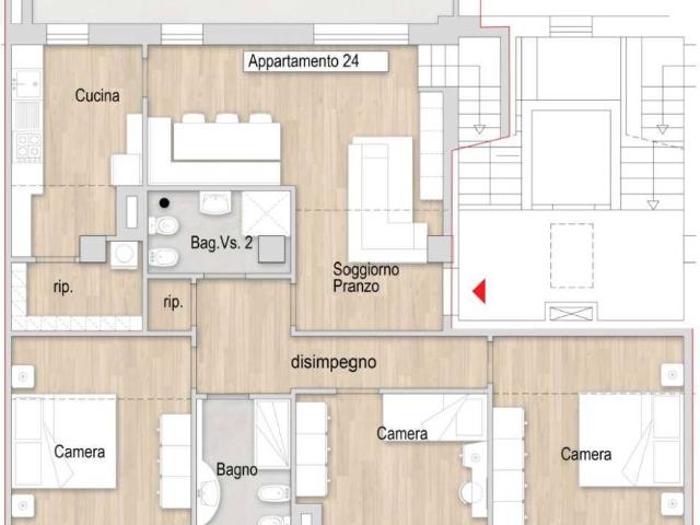 Appartamento in vendita a Prato PO