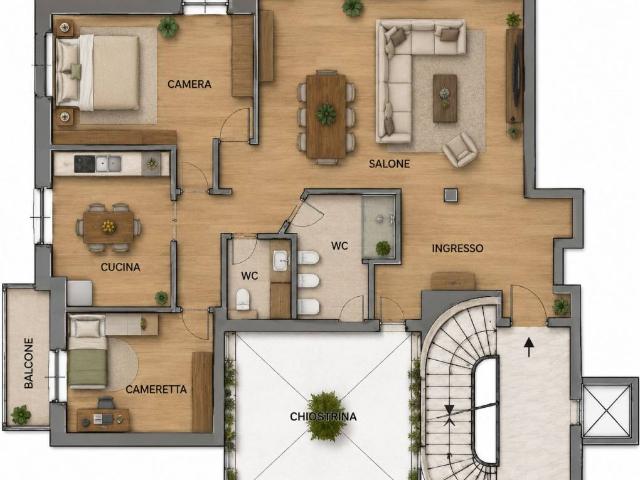 Appartamento in vendita a Roma RM