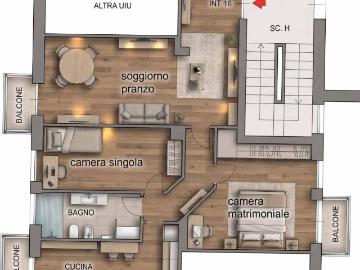 Via Silvio Benco, Piazza Riccardo Balsamo Crivelli
