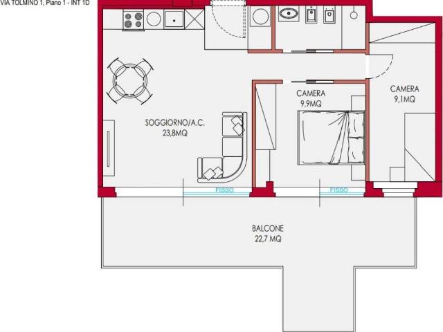 Appartamento in vendita a Roma RM