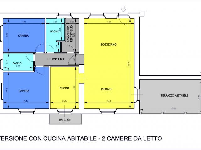 APPARTAMENTO in VENDITA a SUBBIANO di 5 vani