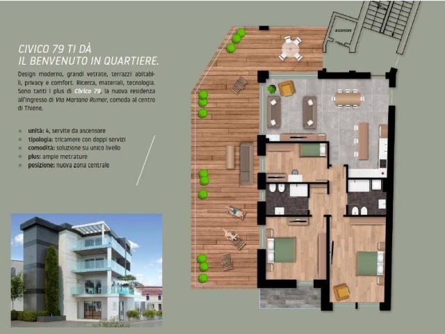 Appartamento in vendita a Thiene VI