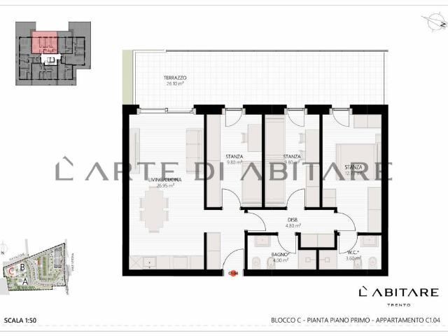 Appartamento in vendita a Trento TN