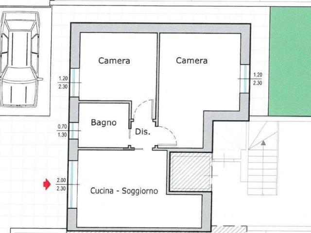 Appartamento in vendita a Vallefoglia PU