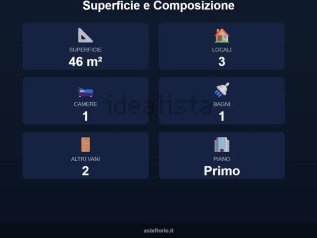 Appartamento in vendita di 46 m² in Via XXV Aprile