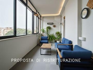 Via Aurelio Drago, Via Porrazzi - Balcone