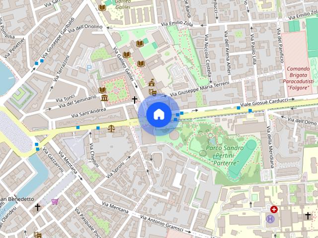 Appartamento in via Fagiuoli, Livorno