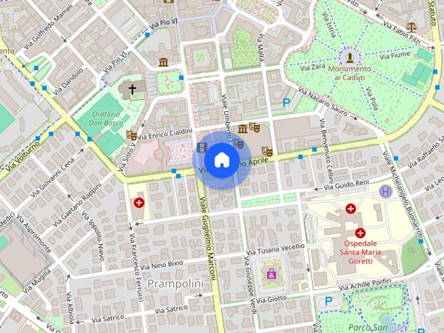 Appartamento mansardato arredato