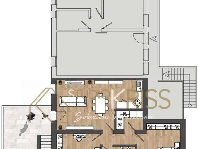 Appartamento quadrilocale 105mq