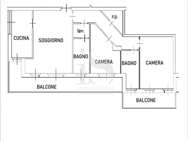 Appartamento trilocale 114mq