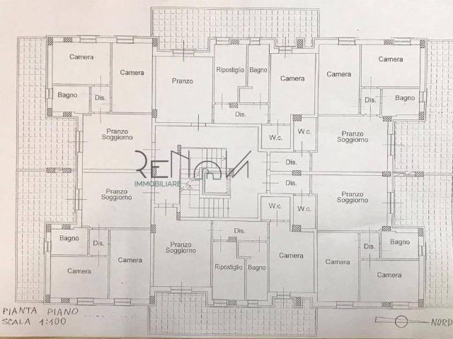 Appartamento trilocale 65mq