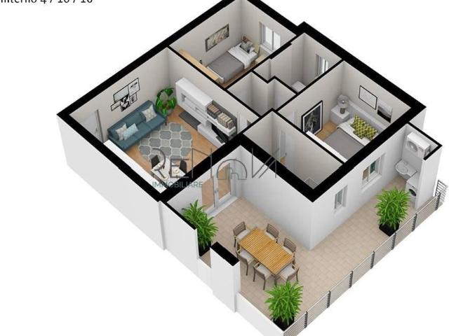 Appartamento trilocale 70mq