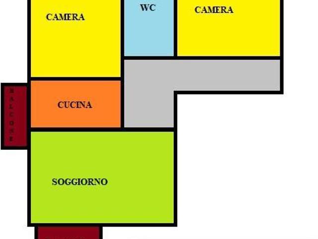 Appartamento trilocale 95mq