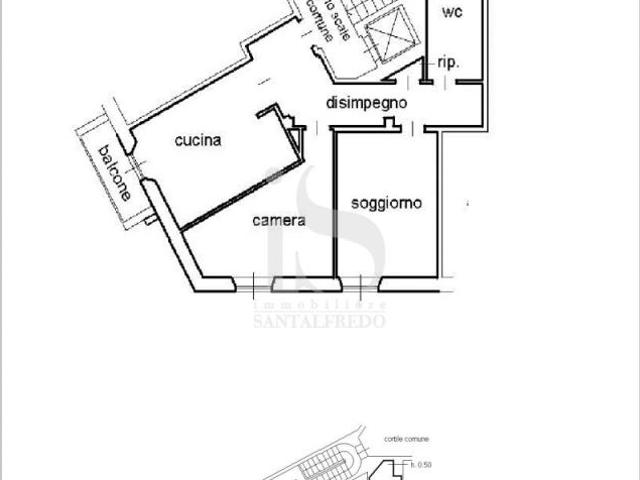 Appartamento trilocale 91mq
