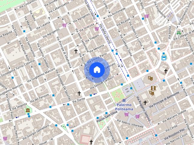 Appartamento via 12 Gennaio 1g, Politeama Ruggiero Settimo, Palermo