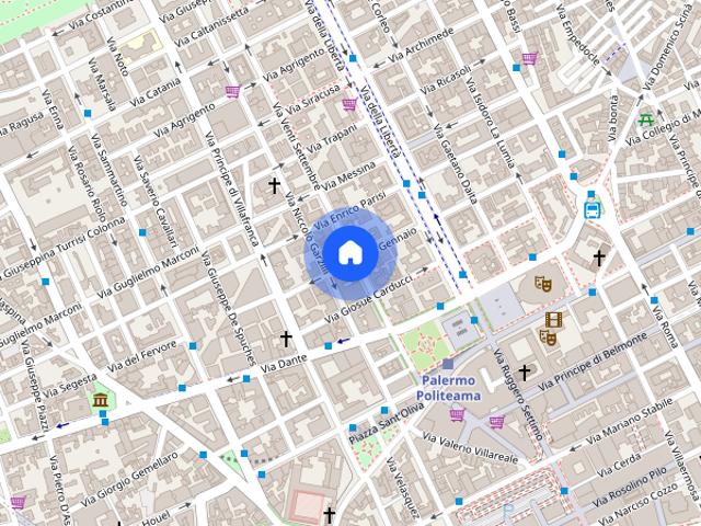 Appartamento via 12 Gennaio 1g, Politeama Ruggiero Settimo, Palermo
