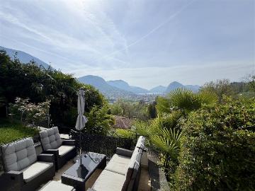 Via Albostra, Canobbio, Gemeinde Vezia, Bezirk Lugano, Tessin