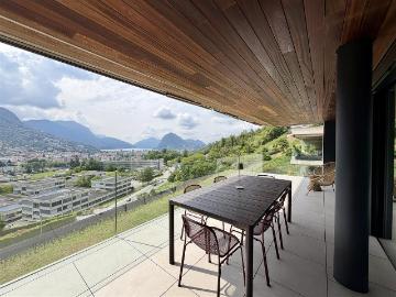 Via Albostra, Canobbio, Gemeinde Vezia, Bezirk Lugano, Tessin