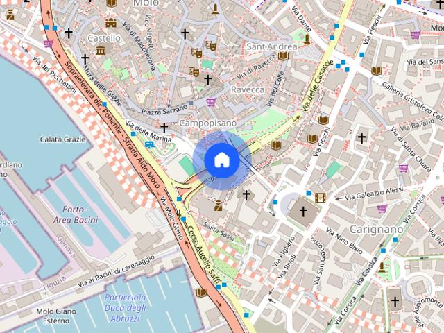 Appartamenti eleganti e ben posizionati nella vivace zona di Piazza Dante a Genova, a pochi passi da negozi, ristoranti e attrazioni culturali