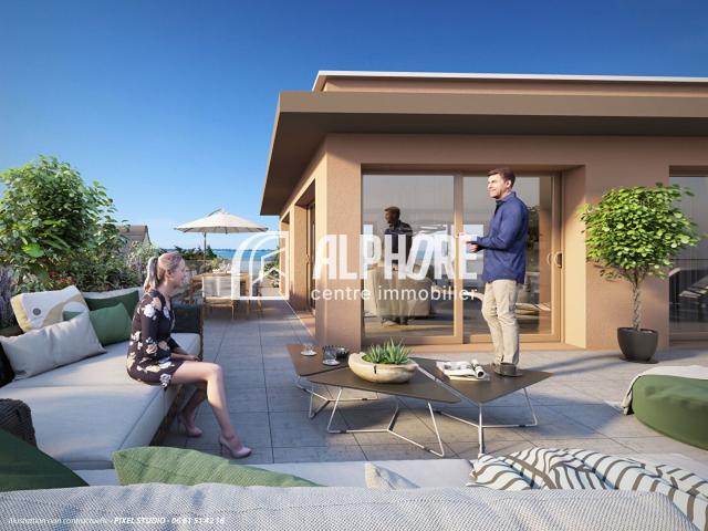 Appartement170m² en Rooftop, vue mer, proche du port, 215m. 170m² La Turballe