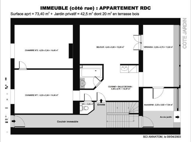 Appartement 4 pièces, 73 m² à louer à Nancy 54000